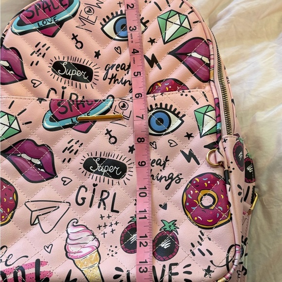 Pink Graffiti Backpack - Picture 10 of 12